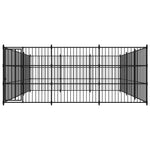 ZNTS Outdoor Dog Kennel 450x450x185 cm 170896