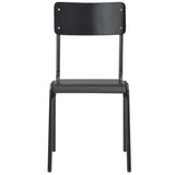 ZNTS Dining Chairs 6 pcs Black Plywood 278800