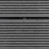 ZNTS Outdoor Shower Tray WPC Stainless Steel 110x62 cm Grey 48205