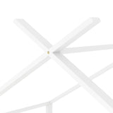 ZNTS Kids Bed Frame White Solid Pine Wood 70x140 cm 283367