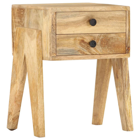 ZNTS Bedside Cabinet 40x35x50 cm Solid Mango Wood 285859