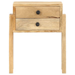 ZNTS Bedside Cabinet 40x35x50 cm Solid Mango Wood 285859