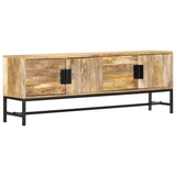 ZNTS TV Cabinet 140x30x50 cm Solid Mango Wood 285863
