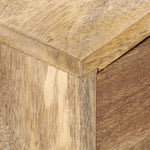 ZNTS TV Cabinet 140x30x50 cm Solid Mango Wood 285863