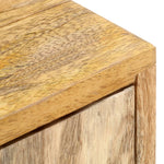 ZNTS TV Cabinet 140x30x50 cm Solid Mango Wood 285863