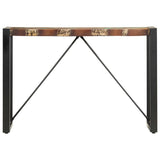 ZNTS Console Table 110x35x76 cm Solid Reclaimed Wood 285946