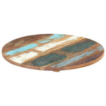 ZNTS Round Table Top 40 cm 25-27 mm Solid Reclaimed Wood 286036