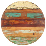 ZNTS Round Table Top 40 cm 25-27 mm Solid Reclaimed Wood 286036