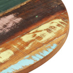 ZNTS Round Table Top 40 cm 25-27 mm Solid Reclaimed Wood 286036