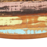 ZNTS Round Table Top 40 cm 25-27 mm Solid Reclaimed Wood 286036