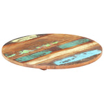ZNTS Round Table Top 40 cm 25-27 mm Solid Reclaimed Wood 286036