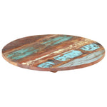 ZNTS Round Table Top 40 cm 25-27 mm Solid Reclaimed Wood 286036
