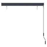 ZNTS Outdoor Roller Blind 140x250 cm White and Orange 145969