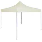 ZNTS Professional Folding Party Tent 2x2 m Steel Cream 48880