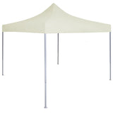 ZNTS Professional Folding Party Tent 2x2 m Steel Cream 48880