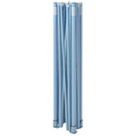 ZNTS Professional Folding Party Tent with 4 Sidewalls 3x4 m Steel Blue 48891