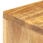 ZNTS Bedside Cabinet 40x30x50 cm Solid Mango Wood 286293