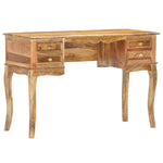 ZNTS Desk 115x45x75 cm Solid Mango Wood 286307
