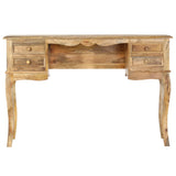 ZNTS Desk 115x45x75 cm Solid Mango Wood 286307