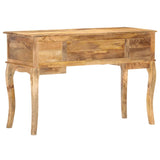 ZNTS Desk 115x45x75 cm Solid Mango Wood 286307