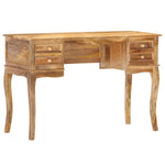 ZNTS Desk 115x45x75 cm Solid Mango Wood 286307