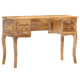 ZNTS Desk 115x45x75 cm Solid Mango Wood 286307