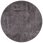 ZNTS Dining Table Concrete and Black 90x73.5 cm MDF 248303