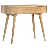ZNTS Console Table 89x44x76 cm Solid Mango Wood 286178