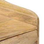 ZNTS Secretary Desk 90x45x86 cm Solid Mango Wood 286184