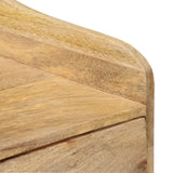 ZNTS Secretary Desk 90x45x86 cm Solid Mango Wood 286184