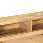 ZNTS Secretary Desk 90x45x86 cm Solid Mango Wood 286184