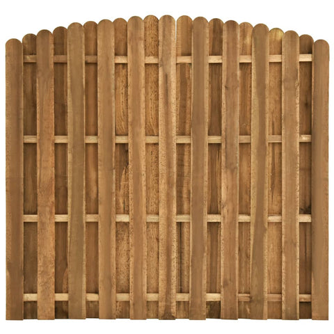 ZNTS Hit and Miss Fence Panel Pinewood 180x cm 49013