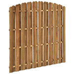 ZNTS Hit and Miss Fence Panel Pinewood 180x cm 49013
