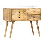 ZNTS Sideboard 85x40x71 cm Solid Mango Wood 286242