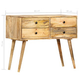 ZNTS Sideboard 85x40x71 cm Solid Mango Wood 286242