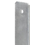 ZNTS Fence Anchors 6 pcs Silver 7x6x60 cm Galvanised Steel 145294