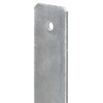 ZNTS Fence Anchors 6 pcs Silver 9x6x60 cm Galvanised Steel 145300