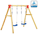 ZNTS Swing Set 230x130x166 cm Pinewood 279062