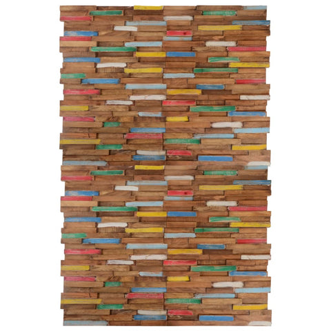 ZNTS Wall Cladding Panels 20 pcs Teak 2 m 279064