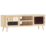 ZNTS TV Cabinet 120x30x40 cm Solid Mango Wood 286520