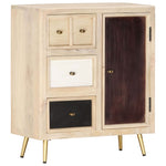 ZNTS Sideboard 60x30x75 cm Solid Mango Wood 286521