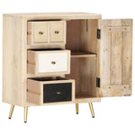 ZNTS Sideboard 60x30x75 cm Solid Mango Wood 286521