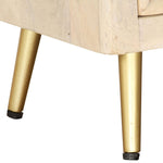 ZNTS Sideboard 60x30x75 cm Solid Mango Wood 286521