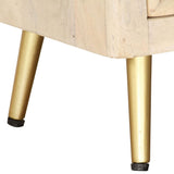 ZNTS Sideboard 60x30x75 cm Solid Mango Wood 286521