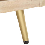ZNTS Coffee Table 90x45x40 cm Solid Mango Wood 286523