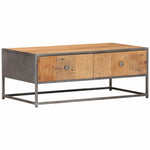 ZNTS Coffee Table 90x50x35 cm Solid Reclaimed Wood 286530
