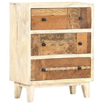 ZNTS Side Cabinet 60x30x75 cm Solid Reclaimed Wood 286538