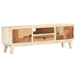 ZNTS TV Cabinet 120x30x40 cm Solid Reclaimed Wood 286540
