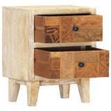 ZNTS Bedside Cabinet 40x30x50 cm Solid Reclaimed Wood 286542