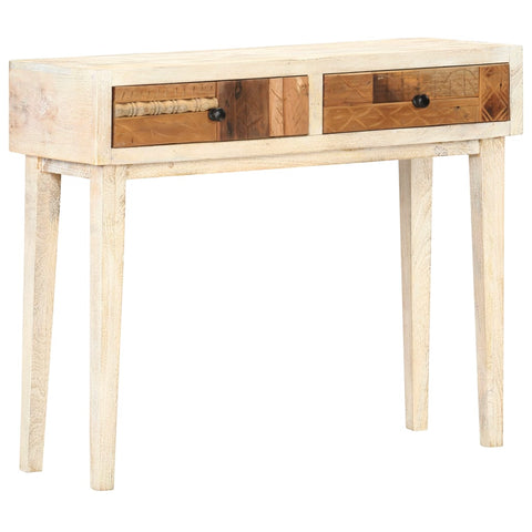 ZNTS Console Table 90x30x75 cm Solid Reclaimed Wood 286543